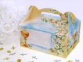 Ozdobne pudełka na ciasto komunijne